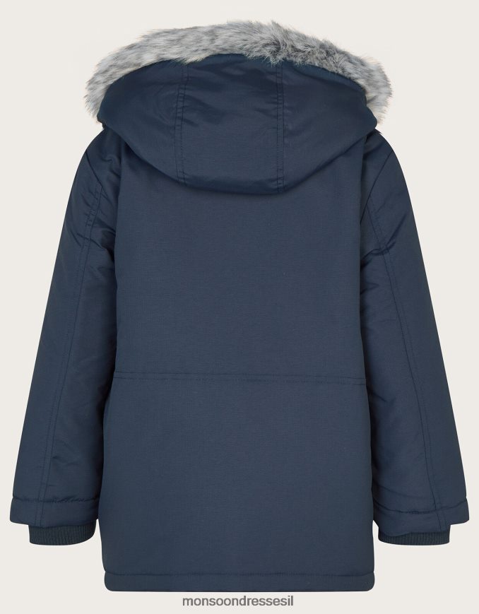 הַלבָּשָׁה Monsoon מעיל כיס פארקה כחול (צי) יֶלֶד HTJ0TZ2213