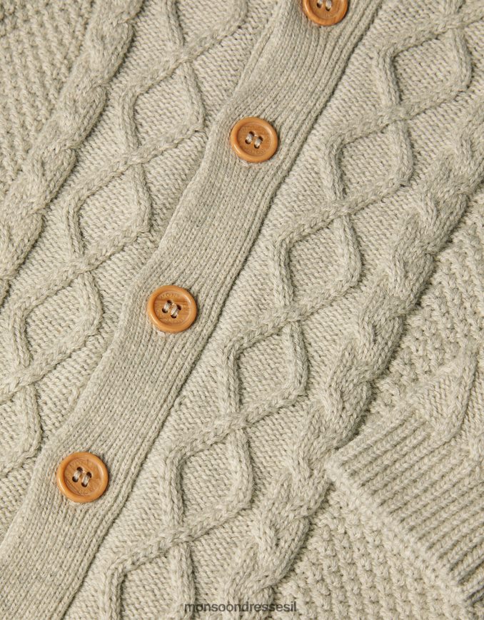 הַלבָּשָׁה Monsoon סריג כבל ניובורן הכל-באחד אפור יְלָדִים HTJ0TZ2216