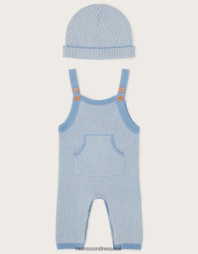 הַלבָּשָׁה Monsoon סט סרוגים וסרוגים מעורבים כְּחוֹל יְלָדִים HTJ0TZ2234