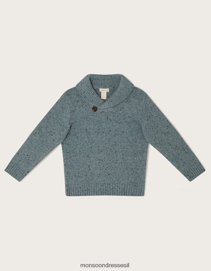 הַלבָּשָׁה Monsoon מגשר צווארון צעיף ירוק יֶלֶד HTJ0TZ2240