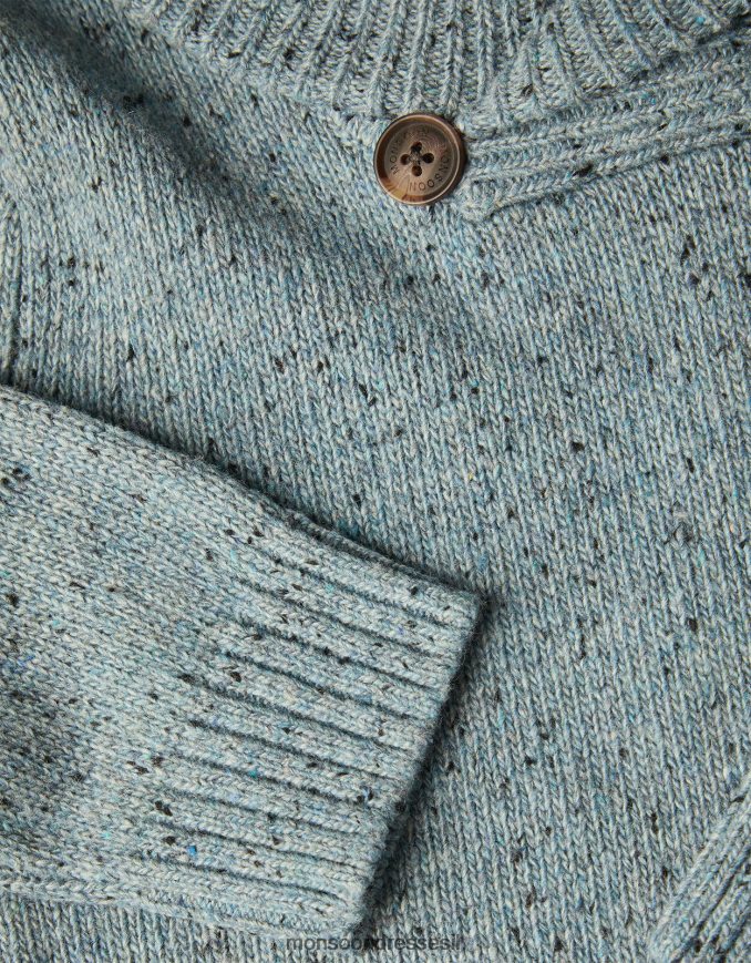 הַלבָּשָׁה Monsoon מגשר צווארון צעיף ירוק יֶלֶד HTJ0TZ2240