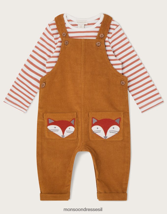 הַלבָּשָׁה Monsoon נעלי בית של שועלים שזה עתה נולדו גָמָל יְלָדִים HTJ0TZ2250