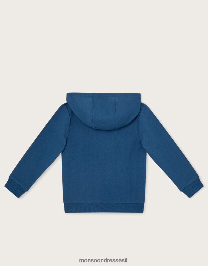 הַלבָּשָׁה Monsoon קפוצ'ון דינוזאור כחול (צי) יֶלֶד HTJ0TZ2253