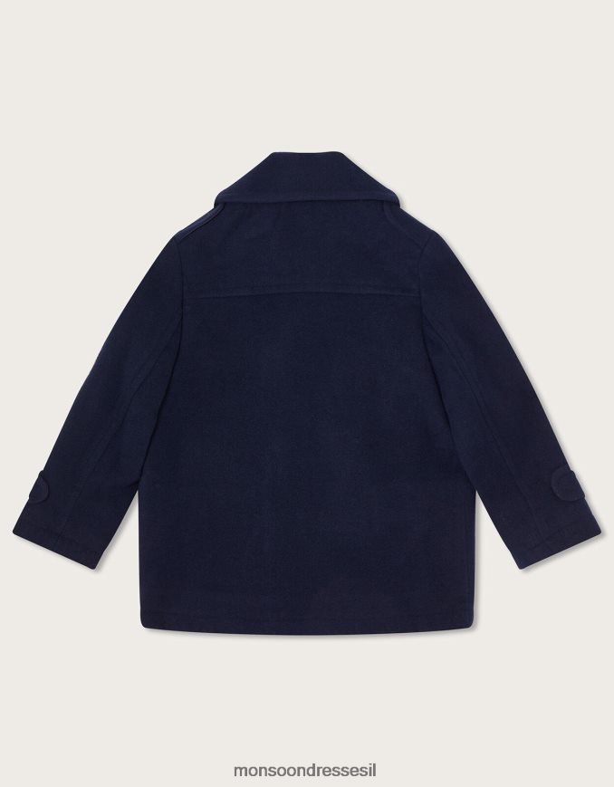 הַלבָּשָׁה Monsoon מעיל כפתור כחול (צי) יֶלֶד HTJ0TZ2254