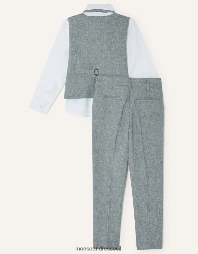 הַלבָּשָׁה Monsoon חליפת ארבעה חלקים אפור יֶלֶד HTJ0TZ2259