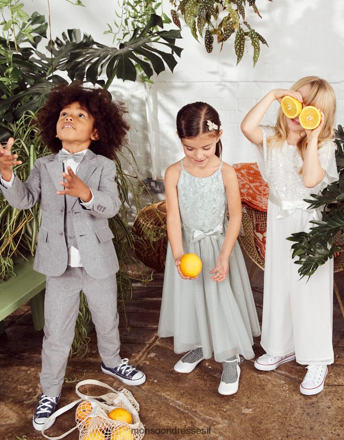 הַלבָּשָׁה Monsoon חליפה חכמה לוקה חמישה חלקים אפור יֶלֶד HTJ0TZ2260