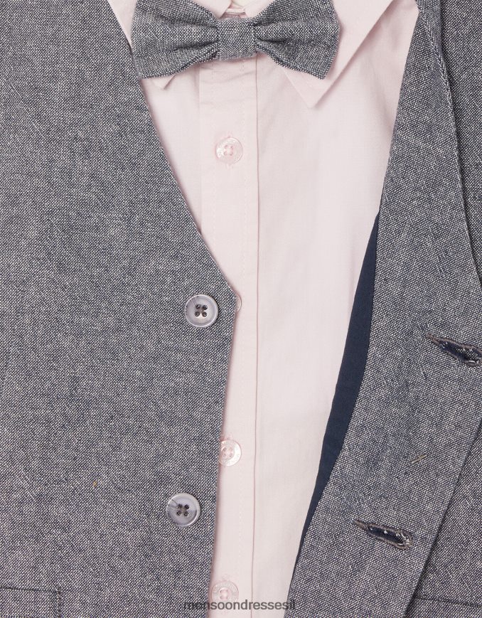 הַלבָּשָׁה Monsoon סט חולצות וחולצות שלושה חלקים אפור יֶלֶד HTJ0TZ2263