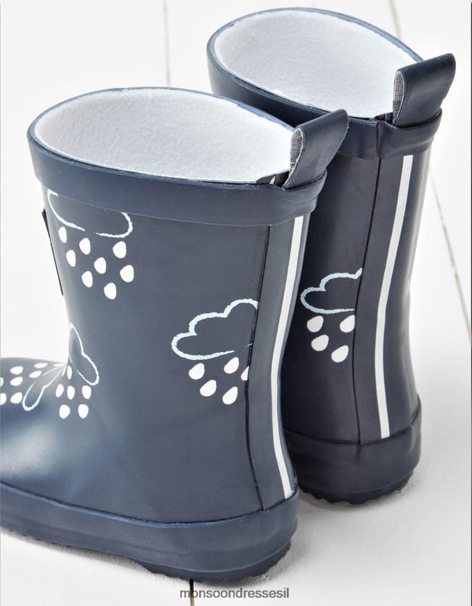 הַנעָלָה Monsoon גרביונים כחולים החושפים את צבעי הדשא והאוויר כחול (צי) יְלָדִים HTJ0TZ2317