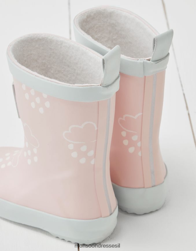 הַנעָלָה Monsoon גרביונים ורודים שחושפים צבעי דשא ואוויר וָרוֹד יְלָדִים HTJ0TZ2319