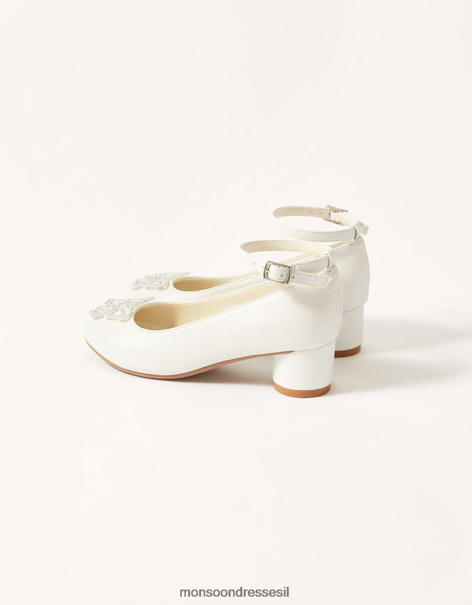 הַנעָלָה Monsoon נעלי עקב פרפר מנצנץ יהלומי שֶׁנהָב ילדה HTJ0TZ2369