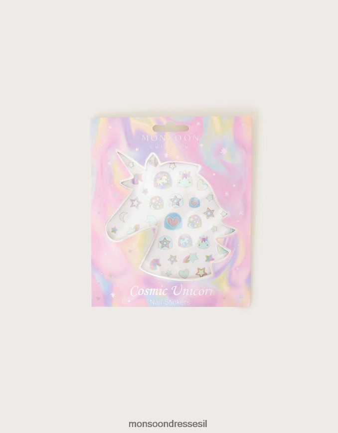 אבזר Monsoon מדבקות ציפורניים חד קרן מְעוּדָן יְלָדִים HTJ0TZ2423