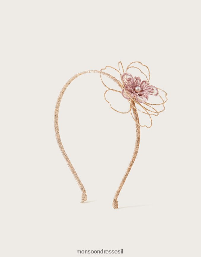 אבזר Monsoon סרט פרח חוט תחרה אופנה ילדה HTJ0TZ2424