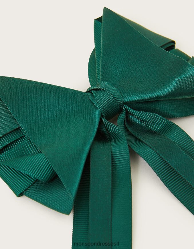 אבזר Monsoon קליפס שיער פפיון למלמל בית ספר אופנה ילדה HTJ0TZ2475