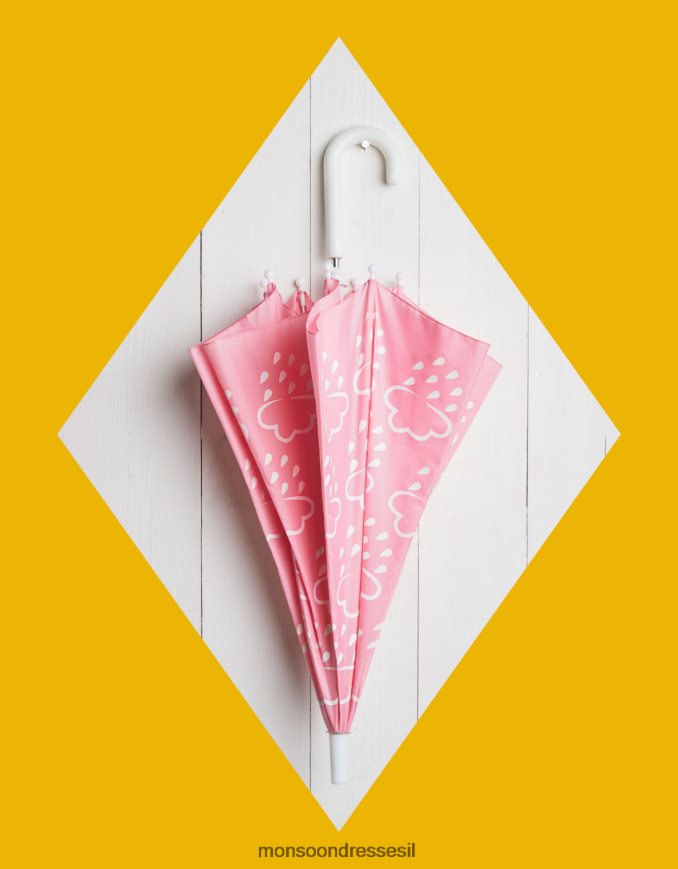 אבזר Monsoon מטריה חושפת צבעי דשא ואוויר וָרוֹד יְלָדִים HTJ0TZ2480