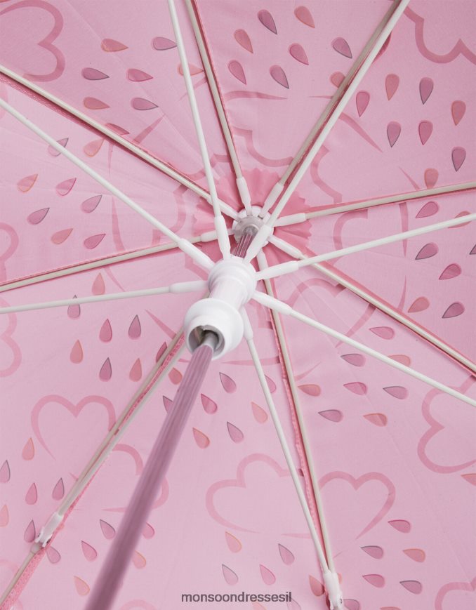 אבזר Monsoon מטריה חושפת צבעי דשא ואוויר וָרוֹד יְלָדִים HTJ0TZ2480