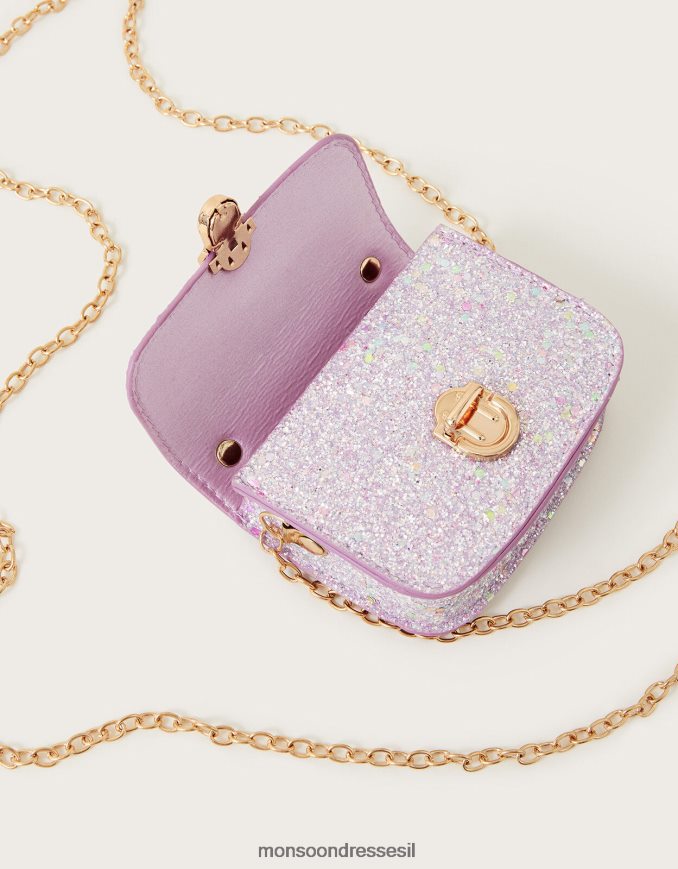 אבזר Monsoon תיק מיני ילקוט נוצץ אופנה ילדה HTJ0TZ2482