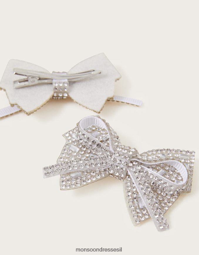 אבזר Monsoon קליפס קשת מסנוור בשכבות סט של שניים מסוגנן ילדה HTJ0TZ2488