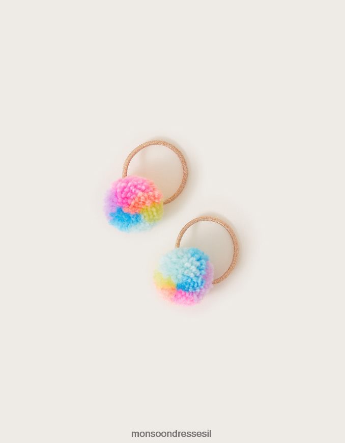 אבזר Monsoon סרטי שיער לקשת בענן, סט של שניים חַם ילדה HTJ0TZ2512