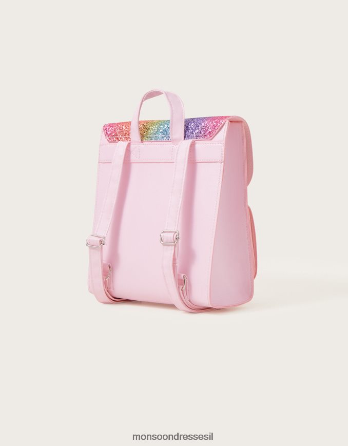 אבזר Monsoon תיק גב חד קרן קשת בענן מסוגנן ילדה HTJ0TZ2525