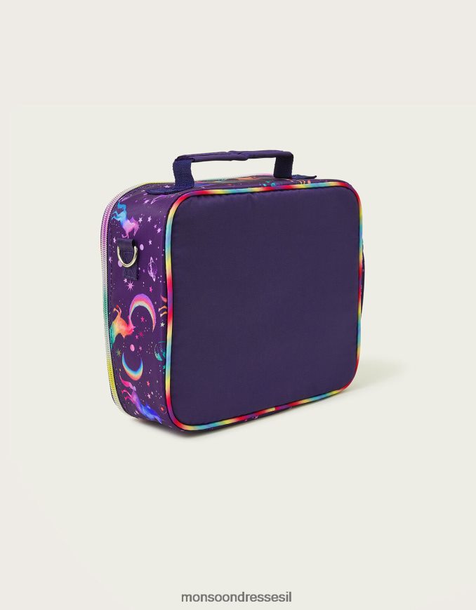 אבזר Monsoon תיק אוכל עם נצנצים של חד קרן אופנה ילדה HTJ0TZ2531