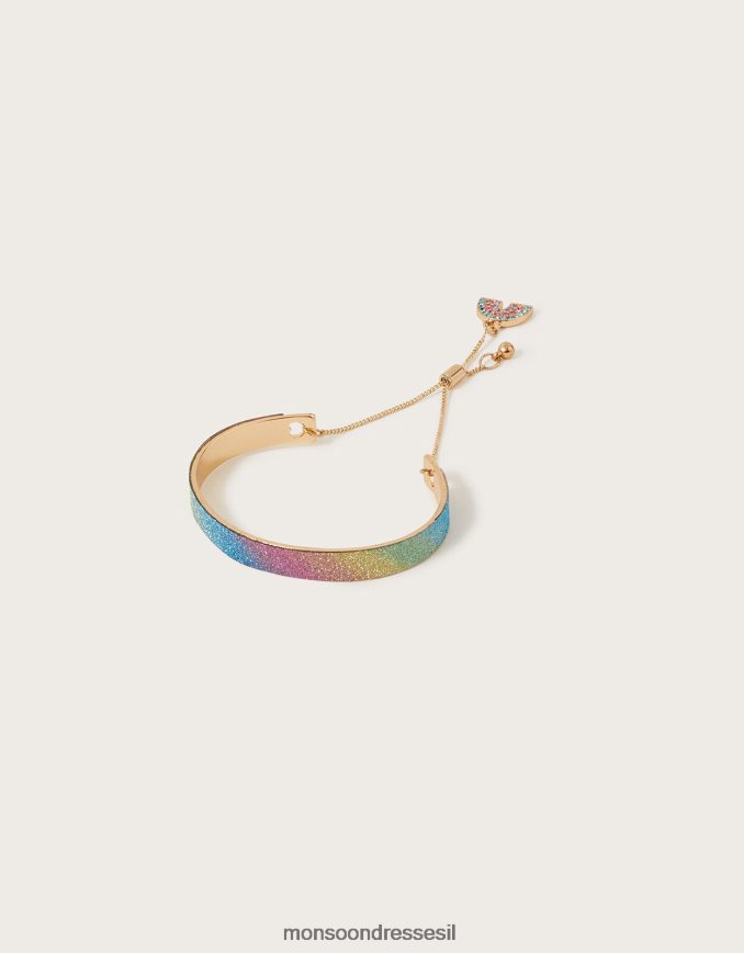 אבזר Monsoon צמיד שרוול אומבר קשת בענן חַם ילדה HTJ0TZ2533