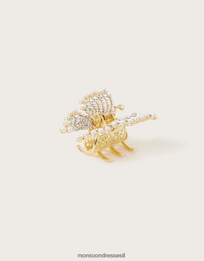 אבזר Monsoon קליפ טופר פנינת פרפר חַם ילדה HTJ0TZ2536