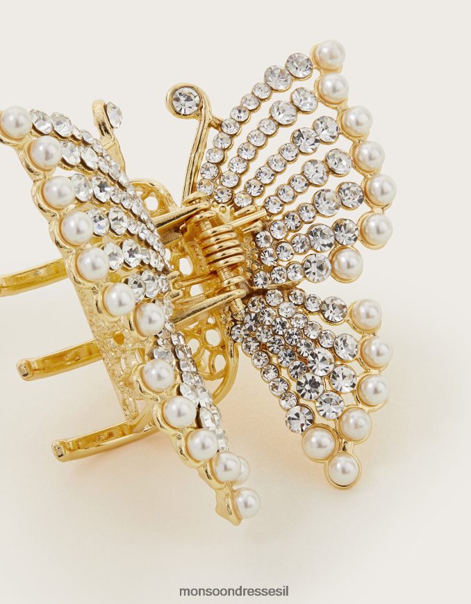 אבזר Monsoon קליפ טופר פנינת פרפר חַם ילדה HTJ0TZ2536