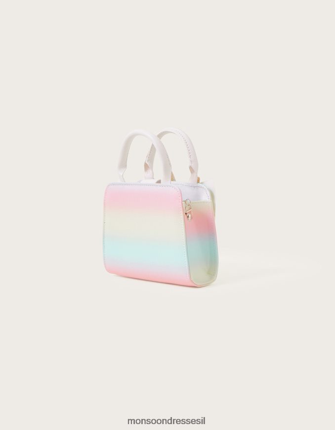 אבזר Monsoon תיק חד קרן קשת חלומי מסוגנן ילדה HTJ0TZ2538