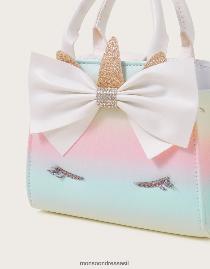 אבזר Monsoon תיק חד קרן קשת חלומי מסוגנן ילדה HTJ0TZ2538