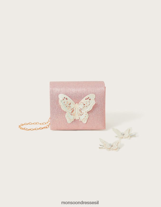 אבזר Monsoon סט תיק וקליפס לשיער של אנני אופנה ילדה HTJ0TZ2543