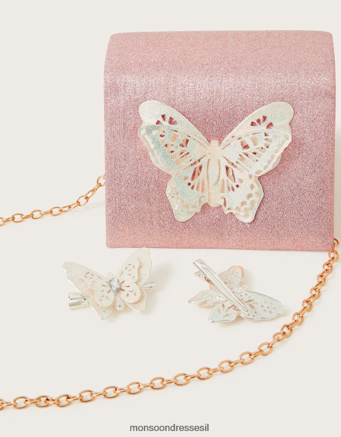 אבזר Monsoon סט תיק וקליפס לשיער של אנני אופנה ילדה HTJ0TZ2543