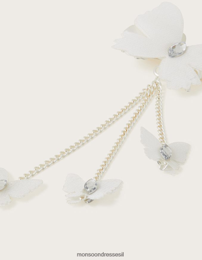 אבזר Monsoon אטבי שיער פרפר מדורגים סט של שניים מְעוּדָן ילדה HTJ0TZ2545