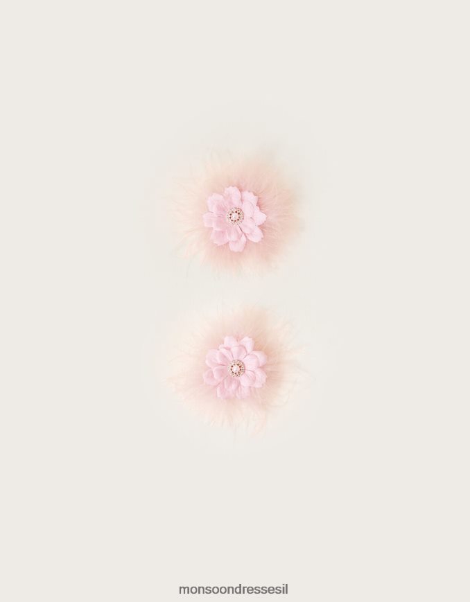 אבזר Monsoon אטבי שיער פנינה רכות סט של שניים חַם ילדה HTJ0TZ2551