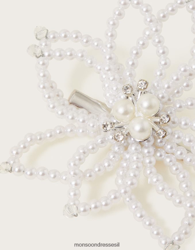 אבזר Monsoon קליפס שיער ספריי נוצץ פנינה מְעוּדָן ילדה HTJ0TZ2552