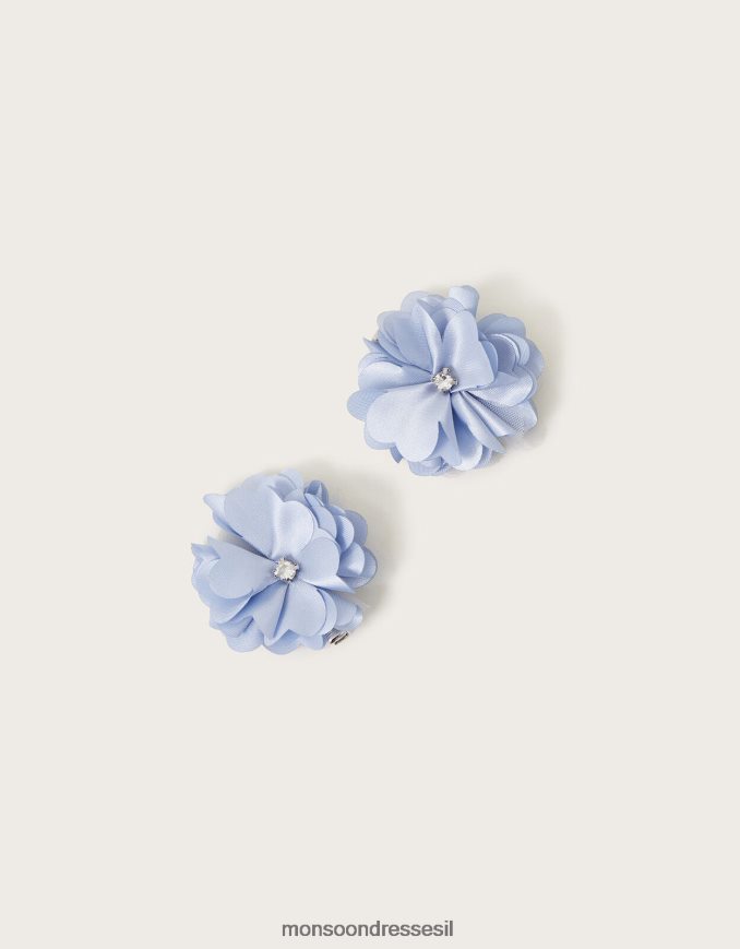 אבזר Monsoon אטבי שיער פרח לונה סט של שניים חַם ילדה HTJ0TZ2553