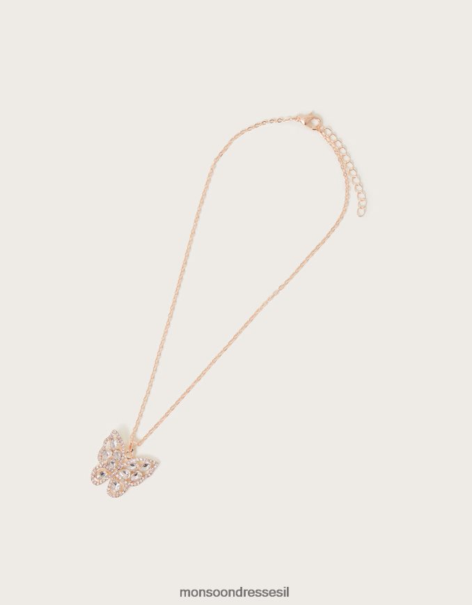אבזר Monsoon שרשרת פרפרים נוצצת במיוחד מְעוּדָן ילדה HTJ0TZ2558