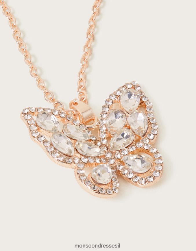 אבזר Monsoon שרשרת פרפרים נוצצת במיוחד מְעוּדָן ילדה HTJ0TZ2558