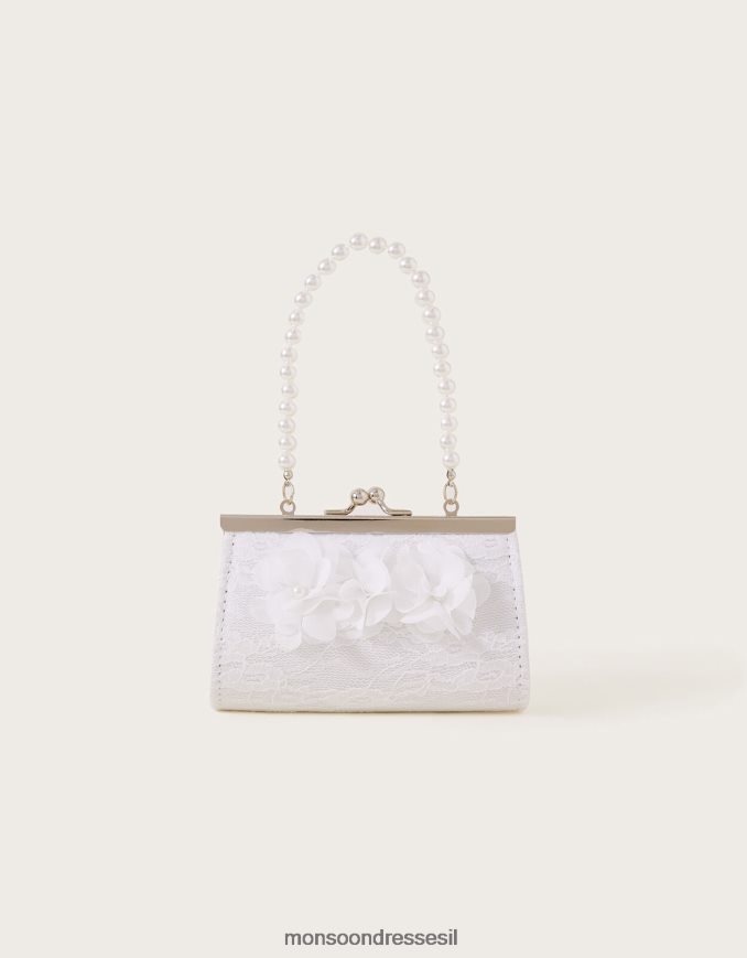 אבזר Monsoon תיק מיני שושבינה תחרה פרח מסוגנן ילדה HTJ0TZ2564