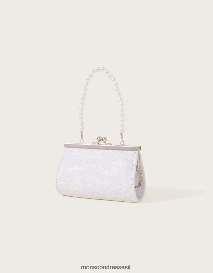 אבזר Monsoon תיק מיני שושבינה תחרה פרח מסוגנן ילדה HTJ0TZ2564