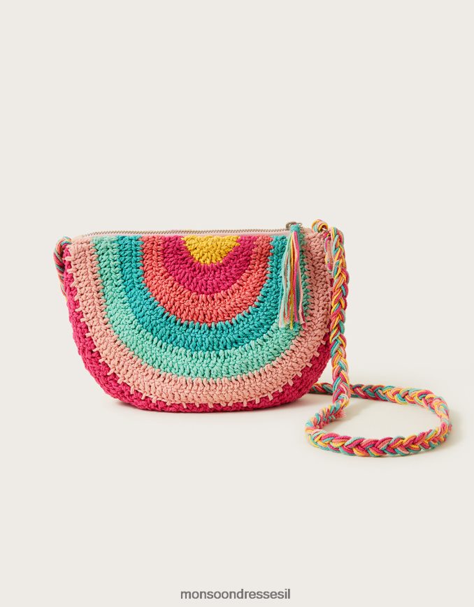 אבזר Monsoon תיק סרוגה סרוגה קשת של פסטיבל מְעוּדָן ילדה HTJ0TZ2593