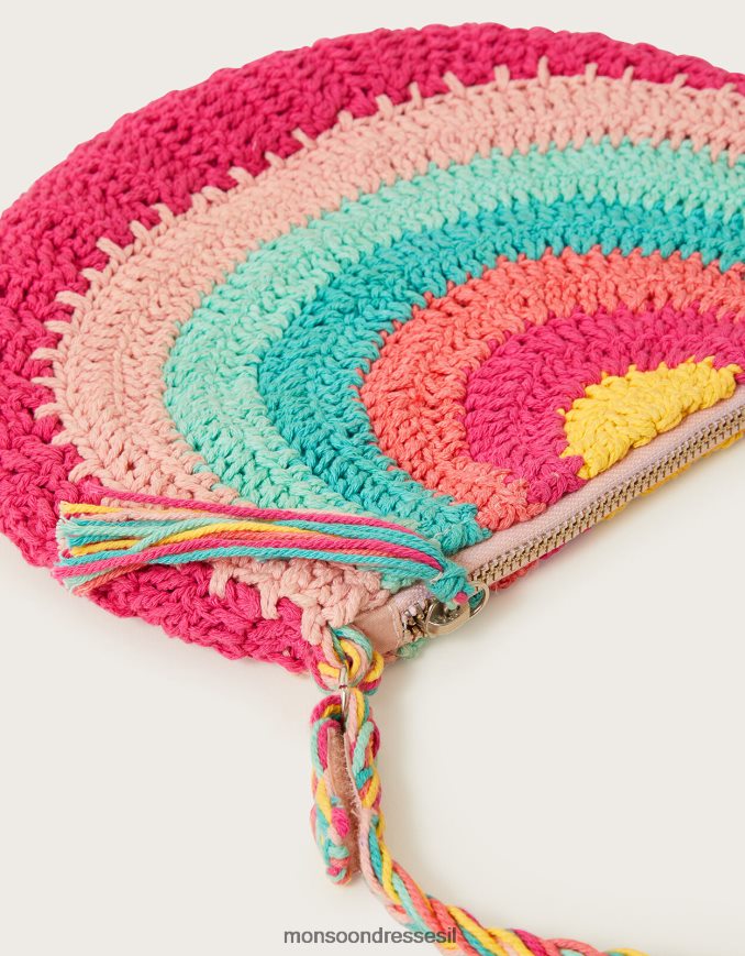 אבזר Monsoon תיק סרוגה סרוגה קשת של פסטיבל מְעוּדָן ילדה HTJ0TZ2593