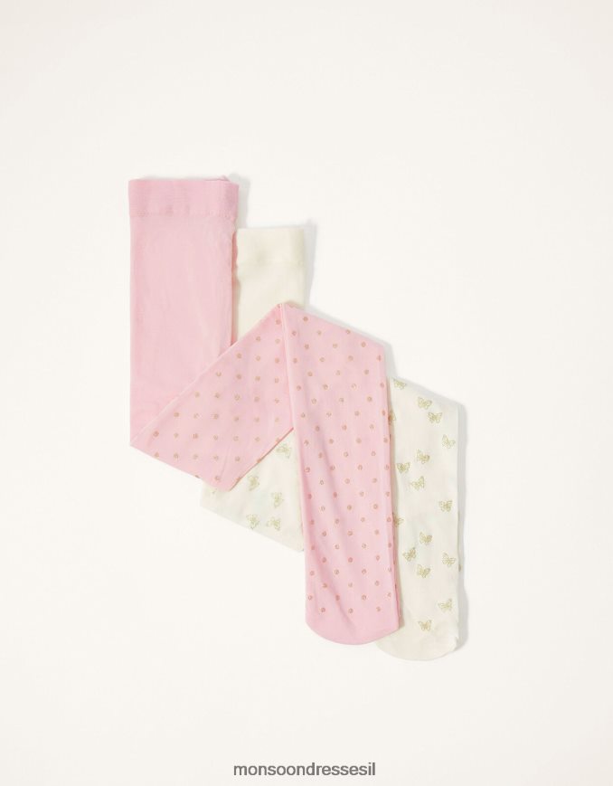 אבזר Monsoon טייץ טוויסט עם הדפס נצנצים רַב ילדה HTJ0TZ2596