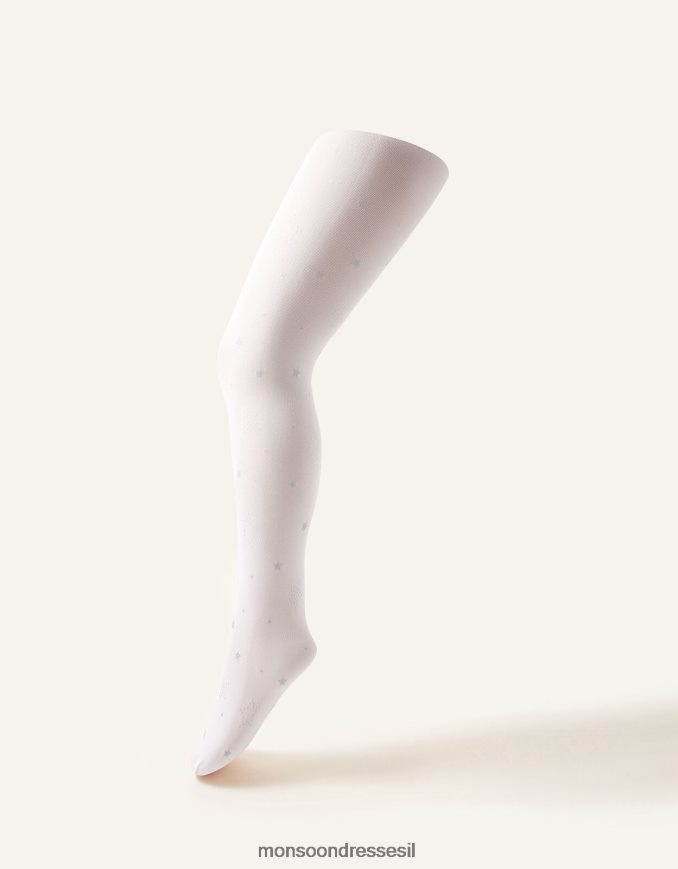 אבזר Monsoon טייץ כוכב נצנצים כסף ילדה HTJ0TZ2621