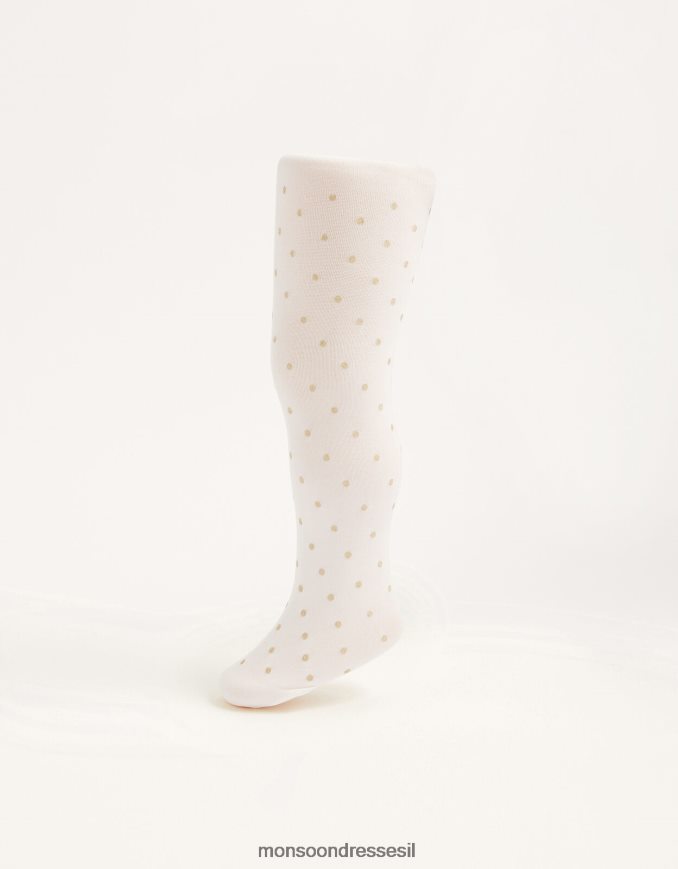 אבזר Monsoon טייץ כתמים נצנצים לתינוק זהב ילדה HTJ0TZ2645