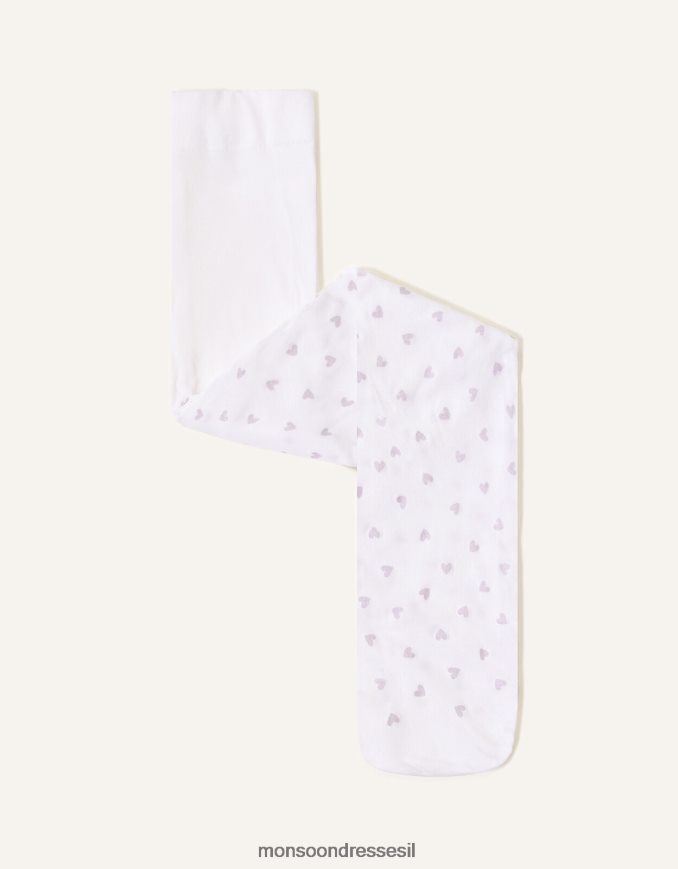 אבזר Monsoon טייץ לב נצנצים וָרוֹד ילדה HTJ0TZ2647