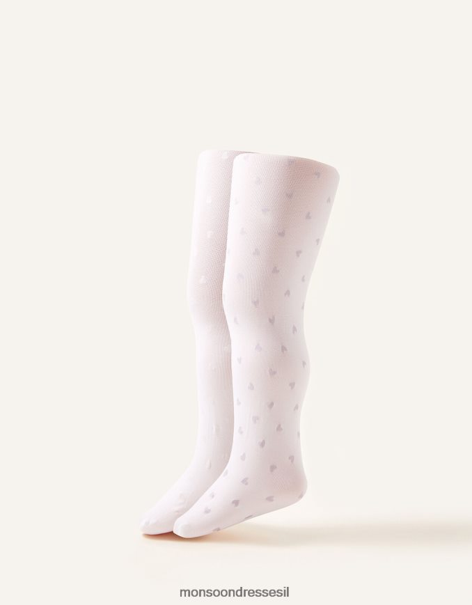 אבזר Monsoon טייץ לב נצנצים טוויסט רַב ילדה HTJ0TZ2649