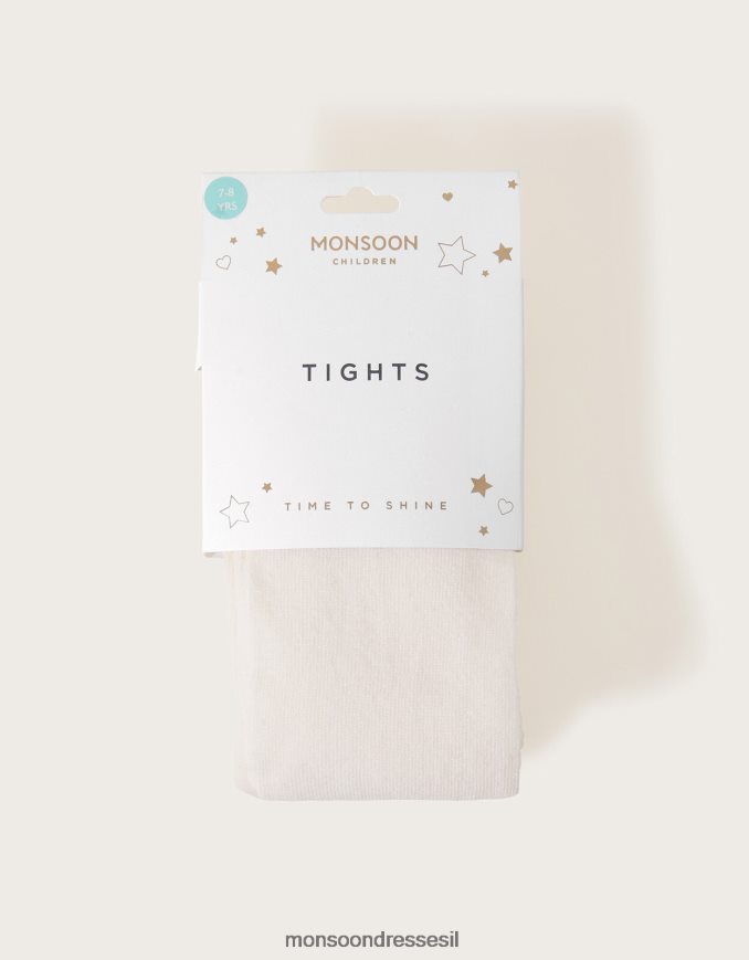 אבזר Monsoon גרביונים חלביים שֶׁנהָב ילדה HTJ0TZ2654