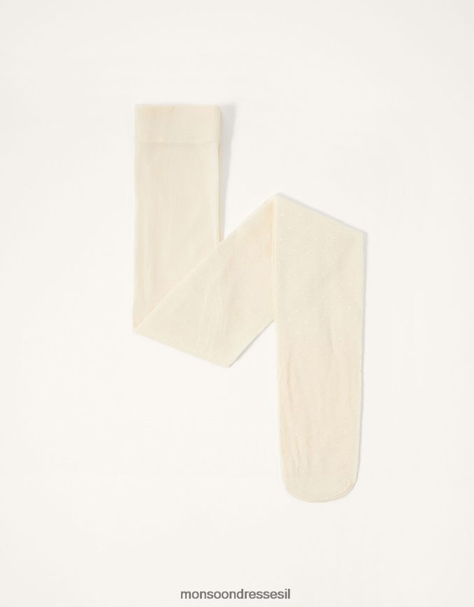 אבזר Monsoon טייץ ספוט כלה שֶׁנהָב ילדה HTJ0TZ2663