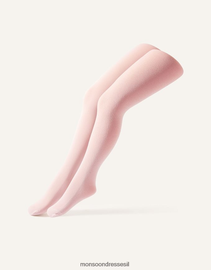 אבזר Monsoon טייץ סופר נוצץ טוויסט ורוד (ורוד חיוור) ילדה HTJ0TZ2666