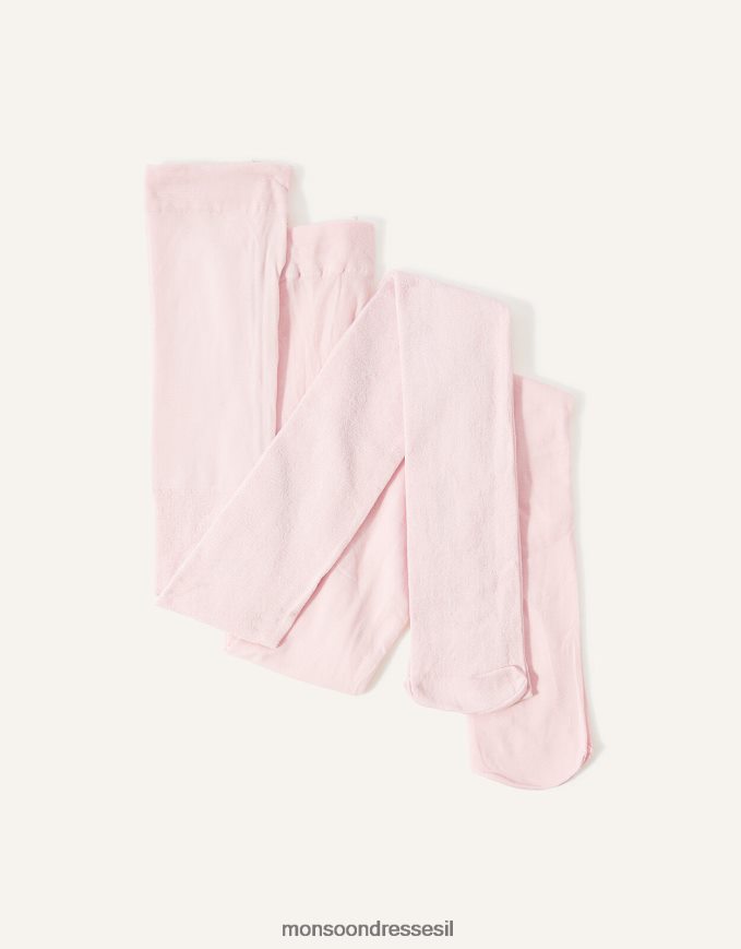 אבזר Monsoon טייץ סופר נוצץ טוויסט ורוד (ורוד חיוור) ילדה HTJ0TZ2666